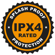 IPX4 rated