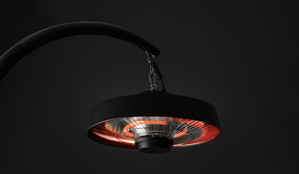 Herschel Hanging Patio Heater 2000w Hawaii Wave 2000W